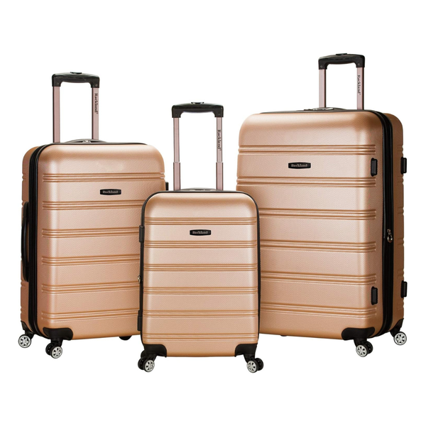 3-Piece Rockland Melbourne Hardside Spinner Luggage Set