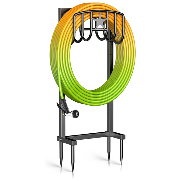 Mogaath Heavy-Duty Freestanding 150FT Garden Hose Stand