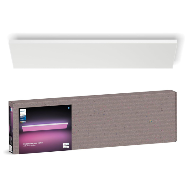 11.8" x 47.2" Philips Hue Datura Smart LED Rectangular Ceiling Panel