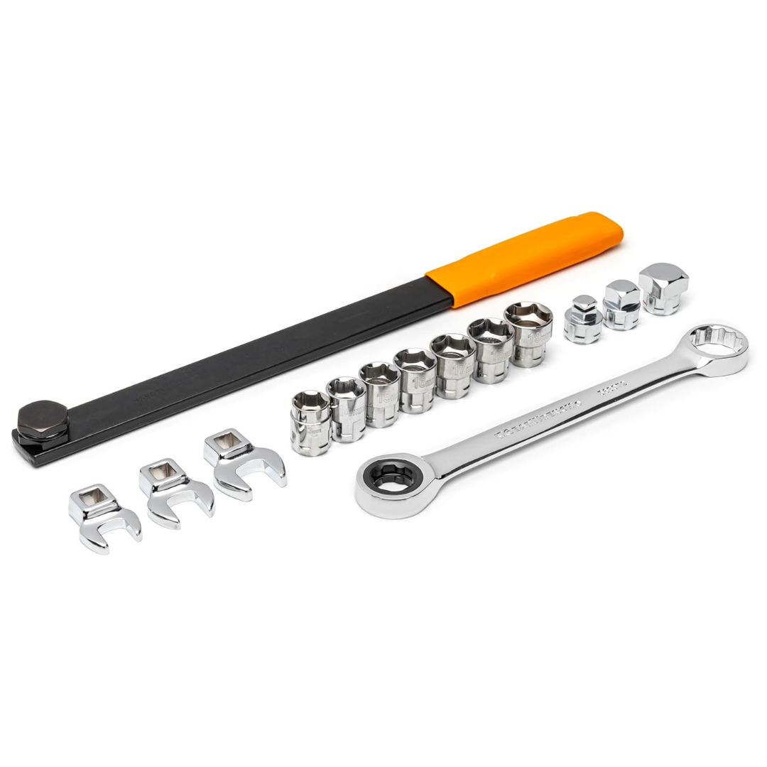 15-Piece Gearwrench Ratcheting Serpentine Belt Tool Set (3680D)