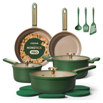 16-Piece Carote Non stick Induction Cookware Set (2 Colors)