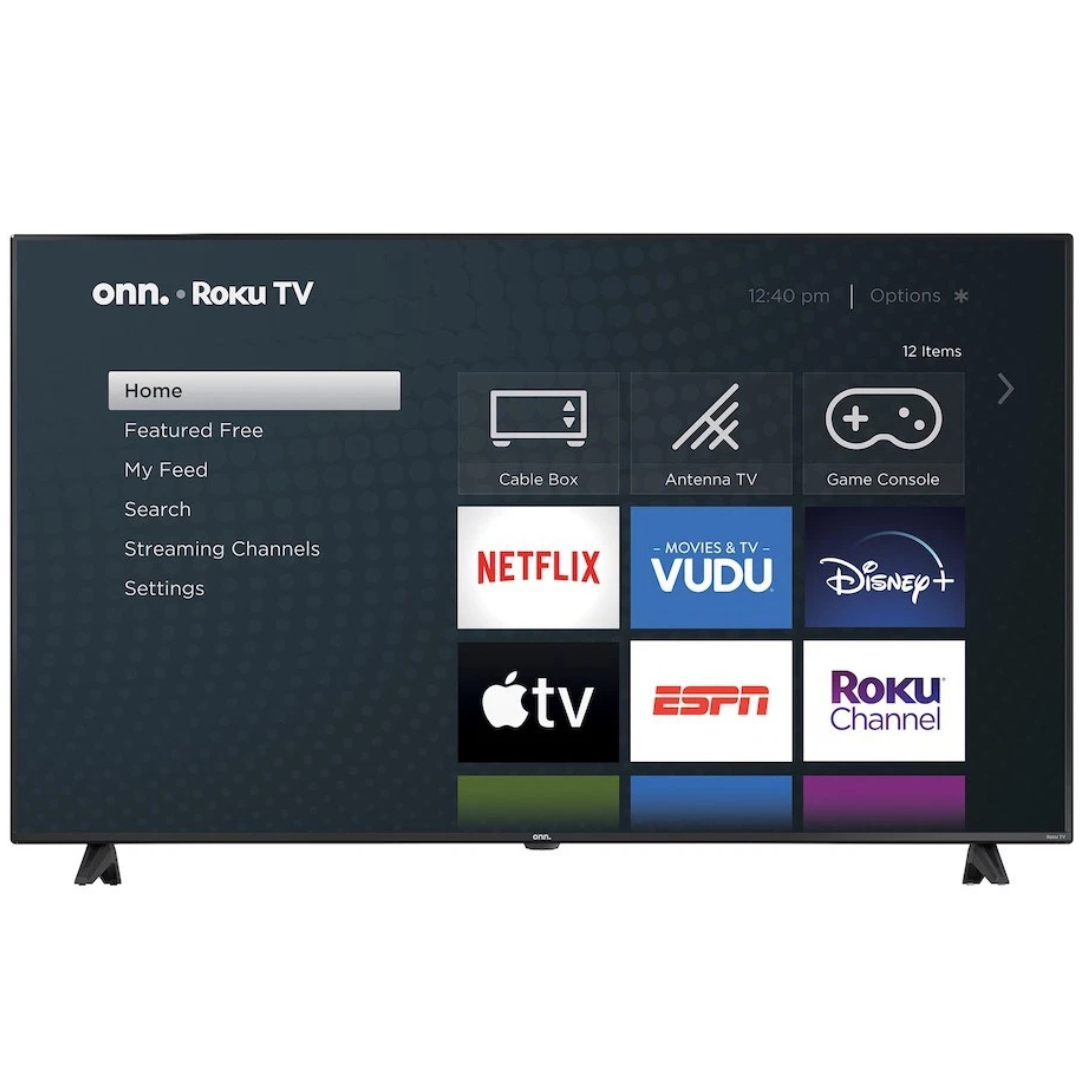 65" Onn. 4K Ultra HDR Smart LED Roku TV (100012587)