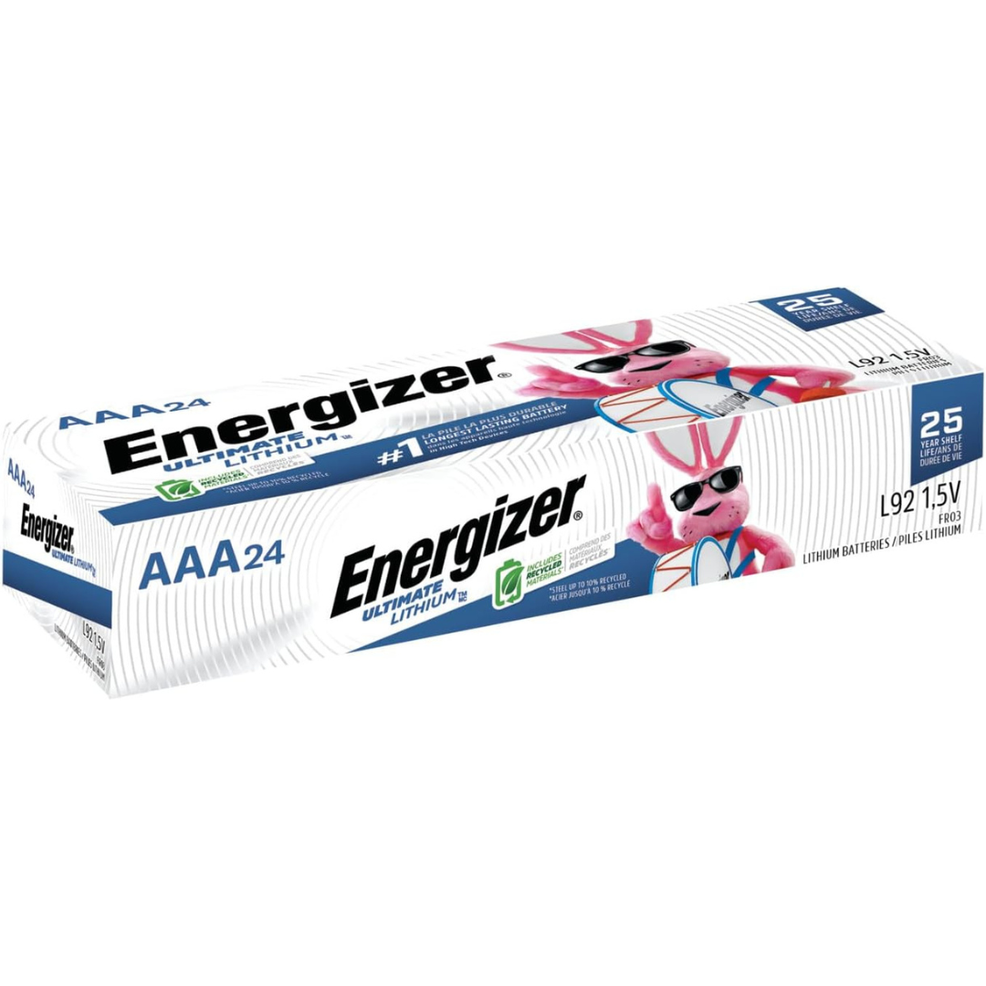 24-Count Energizer Ultimate Lithium AAA Batteries