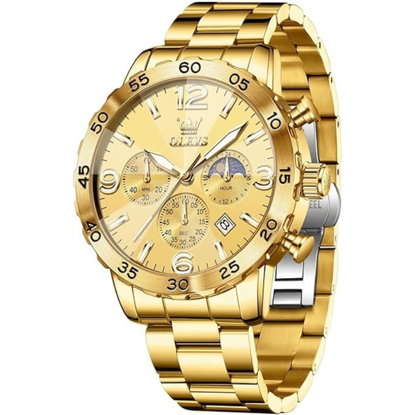 Olevs Mens Luxury Analog Quartz Watch (Various)