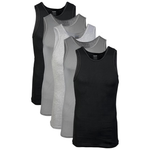 5-Pack Gildan Men's A-shirts Tanks Undershirt