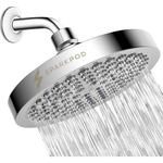 SparkPod 6" High Pressure Rain Luxury Chrome Look Shower Head