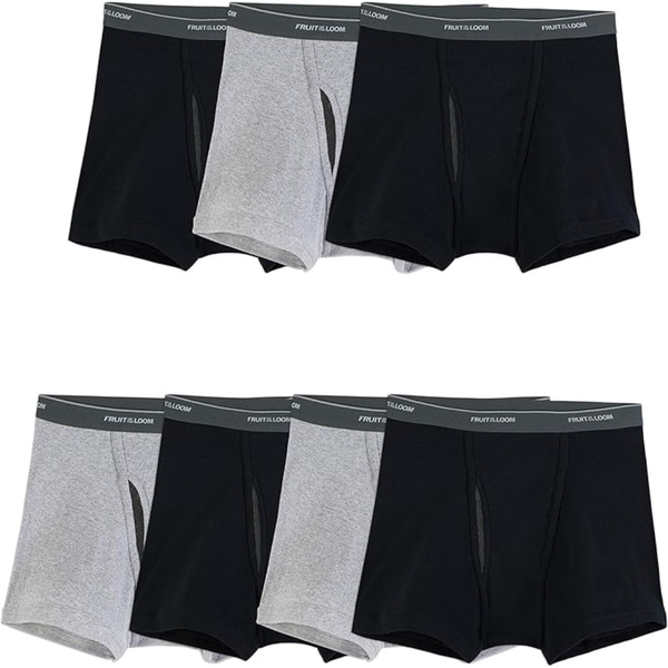 7-Pack Fruit of the Loom Men's CoolZone Short Leg Boxer Briefs