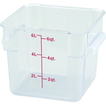 6-Quart Winco Square Storage Container