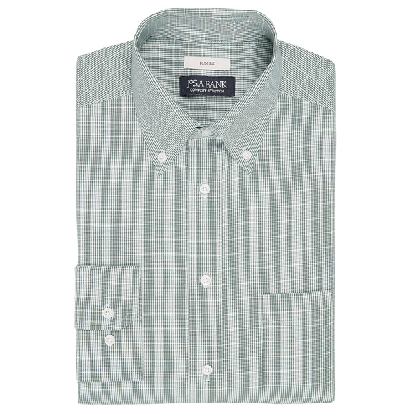 Jos. A. Bank Slim Fit Glenn Plaid Dress Shirt