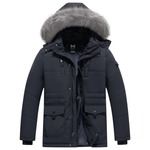 KVE Men's Thickened Padded Heavyweight Winter Parka Jacket