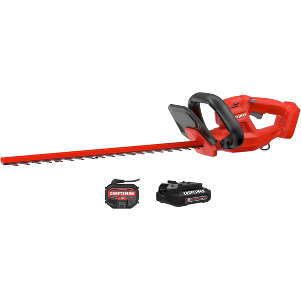 Craftsman V20 Cordless Hedge Trimmer With Battery & Charger (20")