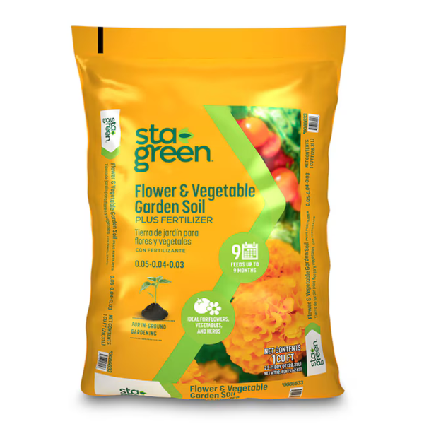 1-Cu Ft Sta-Green Vegetable & Flower Garden Soil