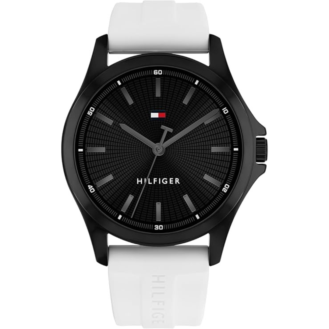 Tommy Hilfiger Men's 42mm Comfortable Silicone Strap Quartz Watch