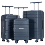 3-Piece French Connection Le Voyage Luggage Set (Navy)