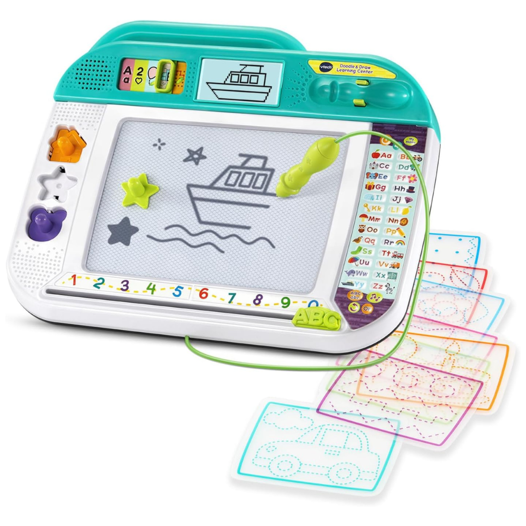 VTech Doodle And Draw Learning Center With Stencils And Stamps