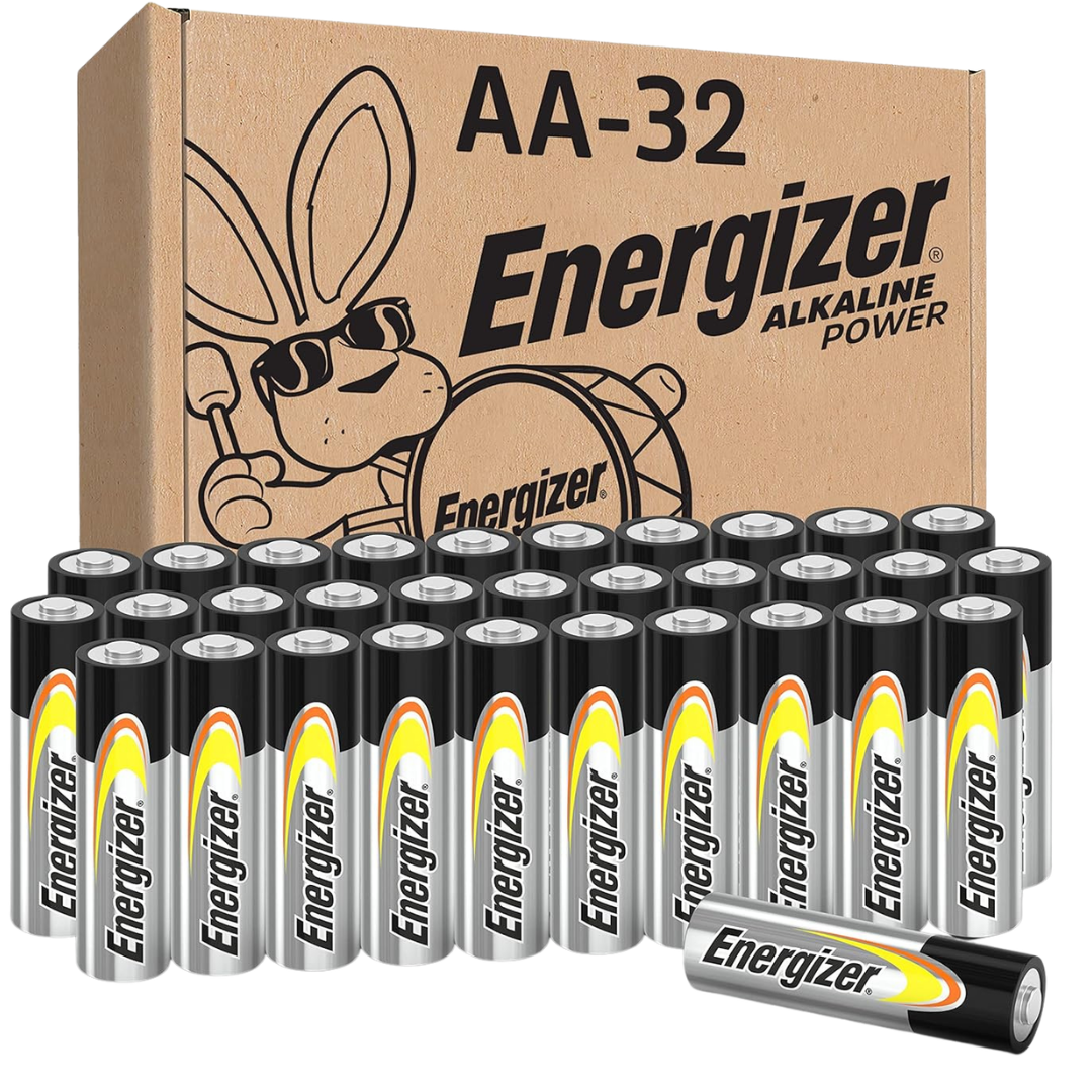 32-Count Energizer AA Alkaline Batteries