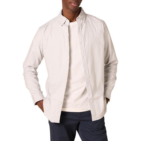 Amazon Essentials Men's Regular-Fit Stretch Oxford Shirt