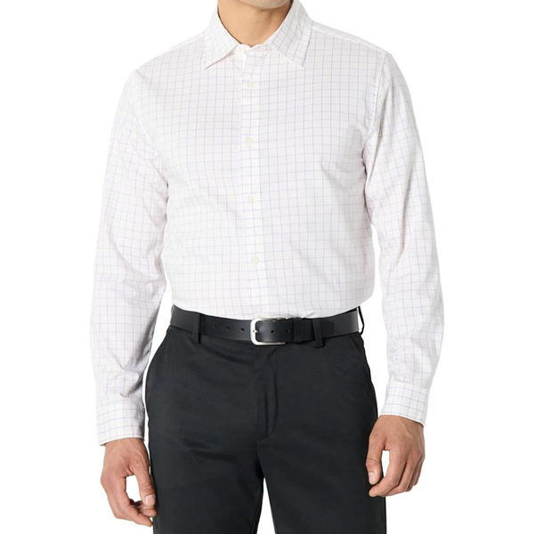 Amazon Essentials Men's Regular-Fit Long-Sleeve Shirt