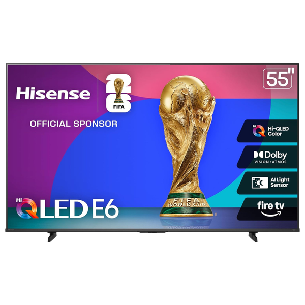 55" Hisense 55E6QF E6 Cinema Series 4K Ultra HDR Smart QLED Fire TV