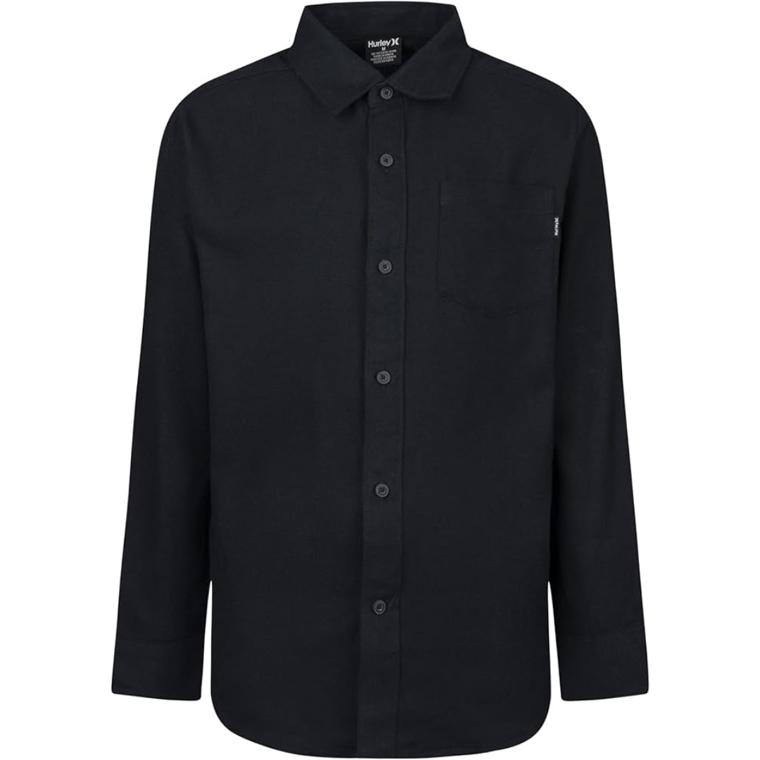 Hurley Boys' Long Sleeve Flannel Shirt