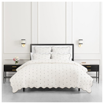 Kate Spade New York Scalloped Edge 3-Piece Full/Queen Quilt Bedding Set
