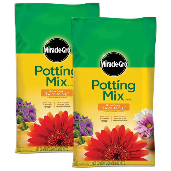2-Pack 16 qt. Miracle-Gro Potting Mix