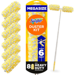 Swiffer Duster Kit With 6 ft Super Extendable Handle & 8 Refills