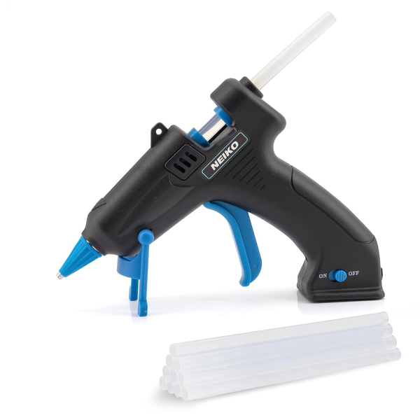 NEIKO 02660A Cordless 15W Rechargeable Hot Glue Gun With Stand