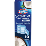 10-Count Clorox Toilet Wand Scentiva Refill