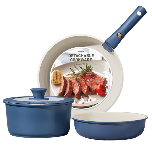 Carote 5-Piece Pots And Pans Nonstick Cookware Set