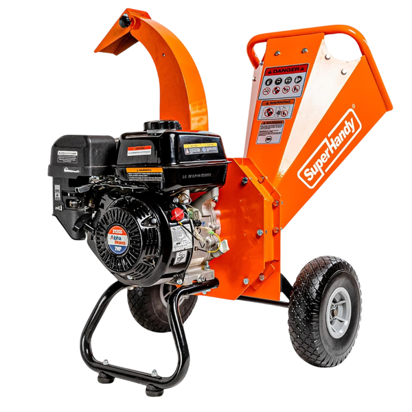 SuperHandy 7HP 212cc 3" Mini Gas Wood Chipper