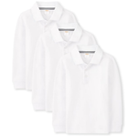3-Pack Gymboree Boys & Toddler Long Sleeve Polo Shirt