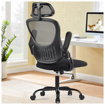 Ergonomic High Back Office Chair W/ Adjustable Headrests