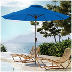 9FT PatioKingdom Auto-Tilt Outdoor Patio Umbrella
