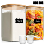 2-Piece 1.2 Gallon ComSaf Wide Mouth Storage Containers