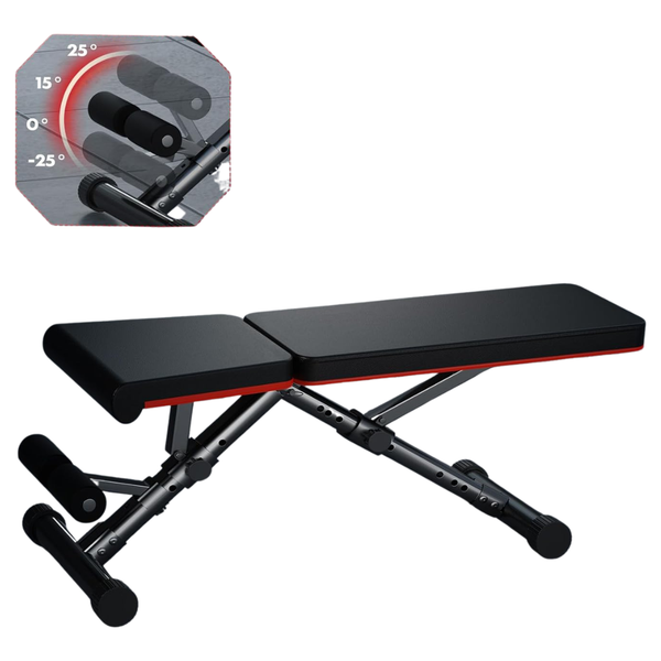 Sweetcrispy Foldable Incline Adjustable Weight Bench
