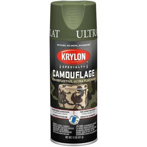 11-Oz Krylon Ultra Flat Woodland Light Green Camouflage Spray Paint