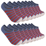 8-Pairs Sunew Unisex No Show Socks