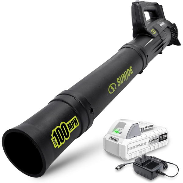 Sun Joe iON Cordless Turbine Jet Leaf Blower W/ 2.0Ah Battery & Charger