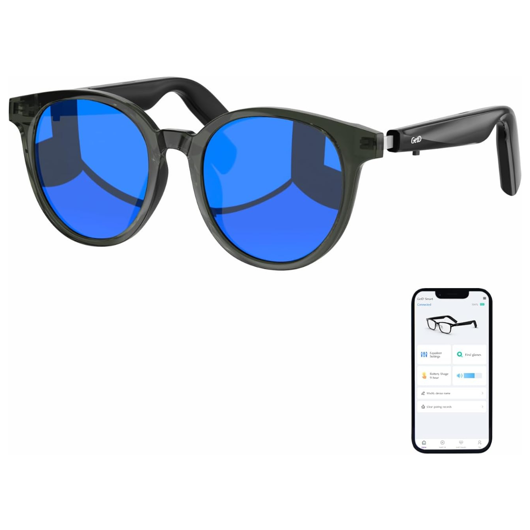 Unisex GetD AI Smart Glasses With ChatGPT-Powered