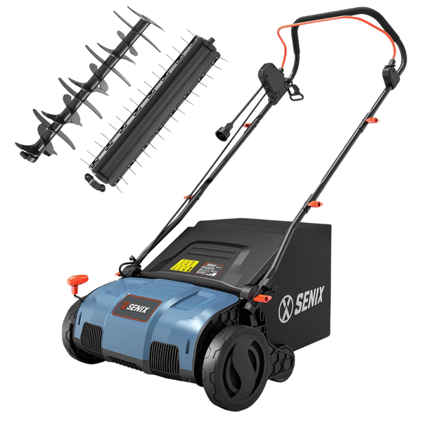 Senix Corded 2-in-1 Dethatcher/Scarifier (15"/13Amp)