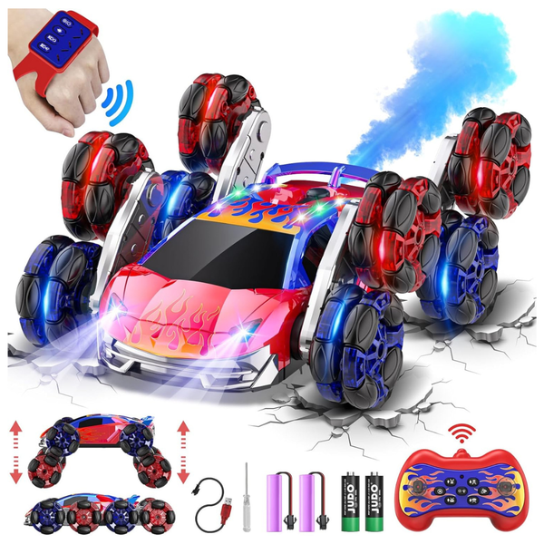 2.4GHz Gesture Sensing 8WD RC Stunt Car W/ Lights & Music