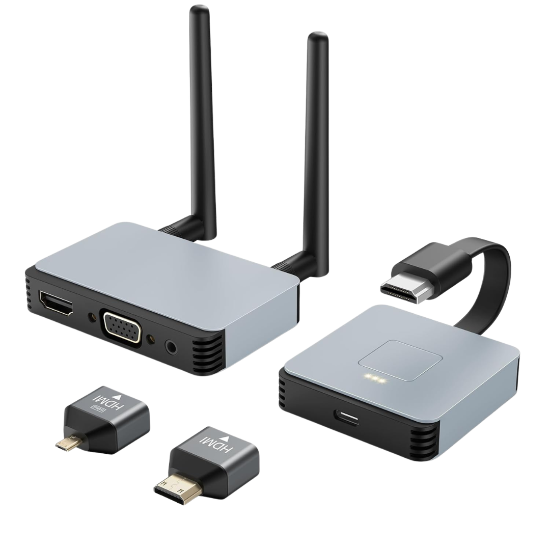 Braidol Wireless HDMI Transmitter & Receiver 4K Wireless HDMI Extender