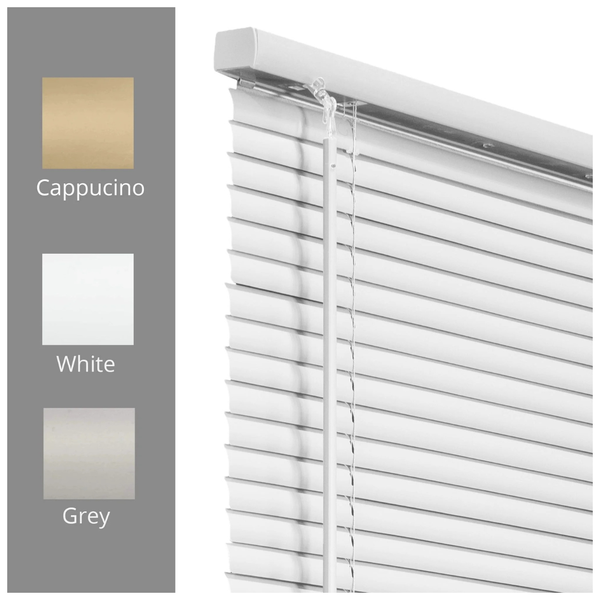 12" x 72" Cordless Mini Blinds Vinyl For Indoor Windows