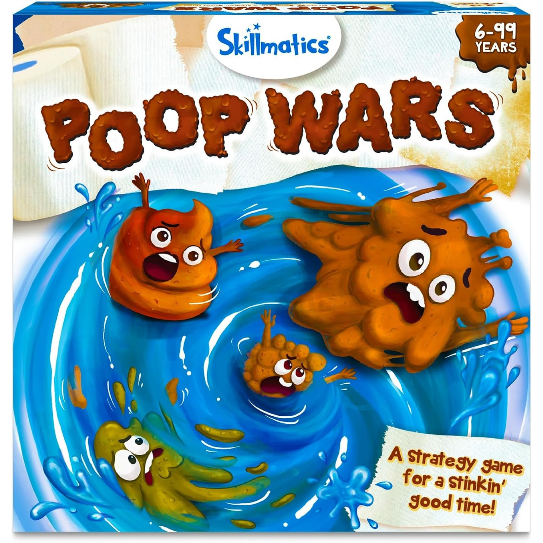 Skillmatics Poop Wars Card Game For Kids