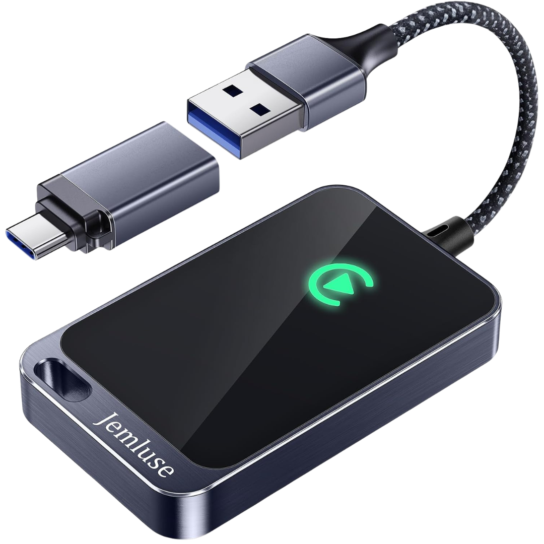 Jemluse CTT168-1 Wireless CarPlay Adapter For iPhone With No Latency