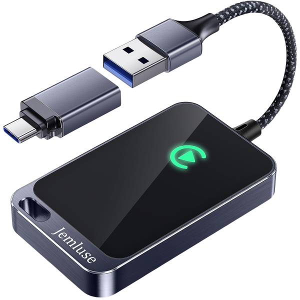 Jemluse CTT168-1 Wireless CarPlay Adapter For iPhone With No Latency
