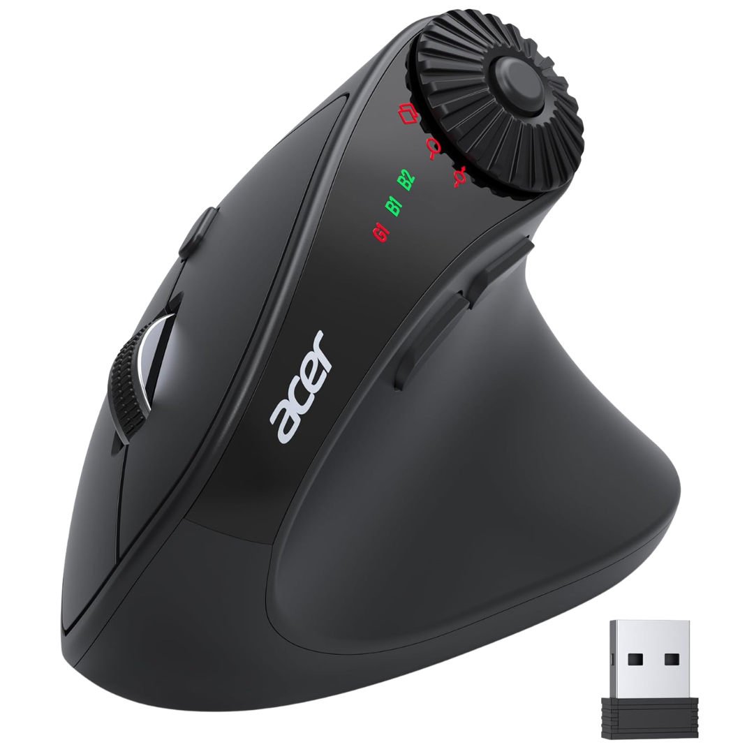 Acer Side Scroll Wheel Ergonomic Wireless Mouse