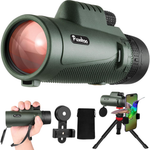 Pankoo 40 x 60 Monocular Telescope With Smartphone Holder & Upgraded Tripod