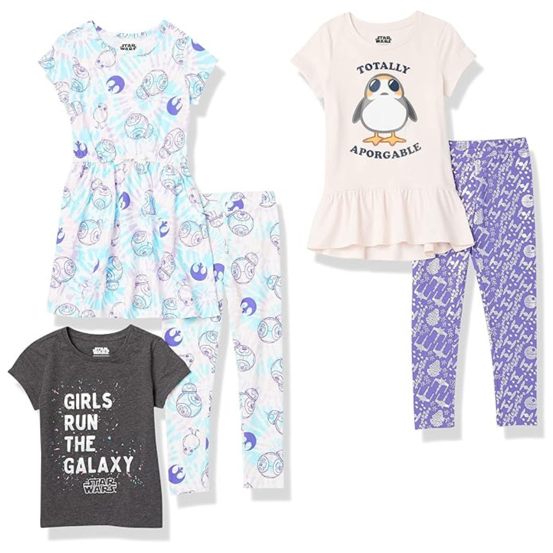 Amazon Essentials Girls & Toddlers' Mix-and-Match Outfit Set